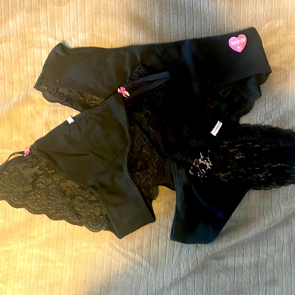 NWT Bundle of 3 PINK Brand Panties